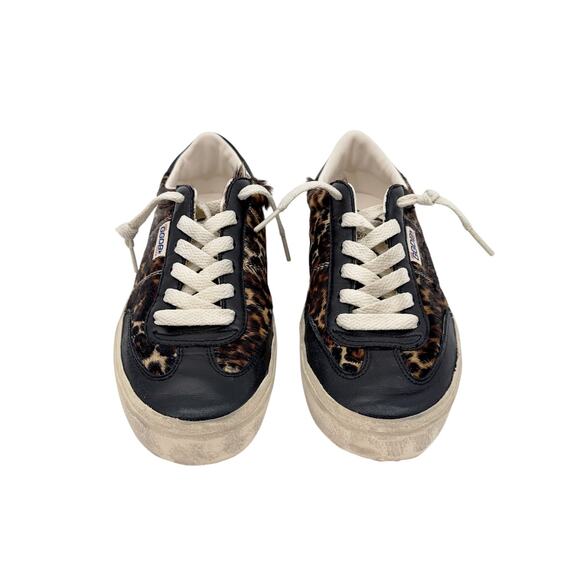 GOLDEN GOOSE Soul Star in Leopard Print Pony 37 - Picture 4 of 11
